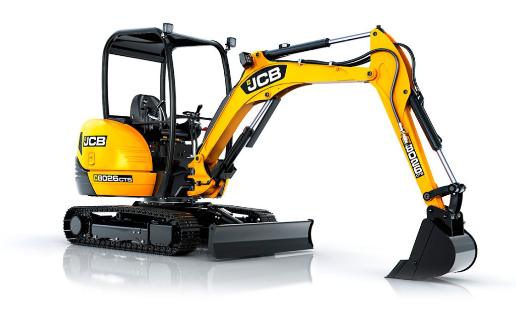 Aluguel de Mini Escavadeira JCB em São Paulo